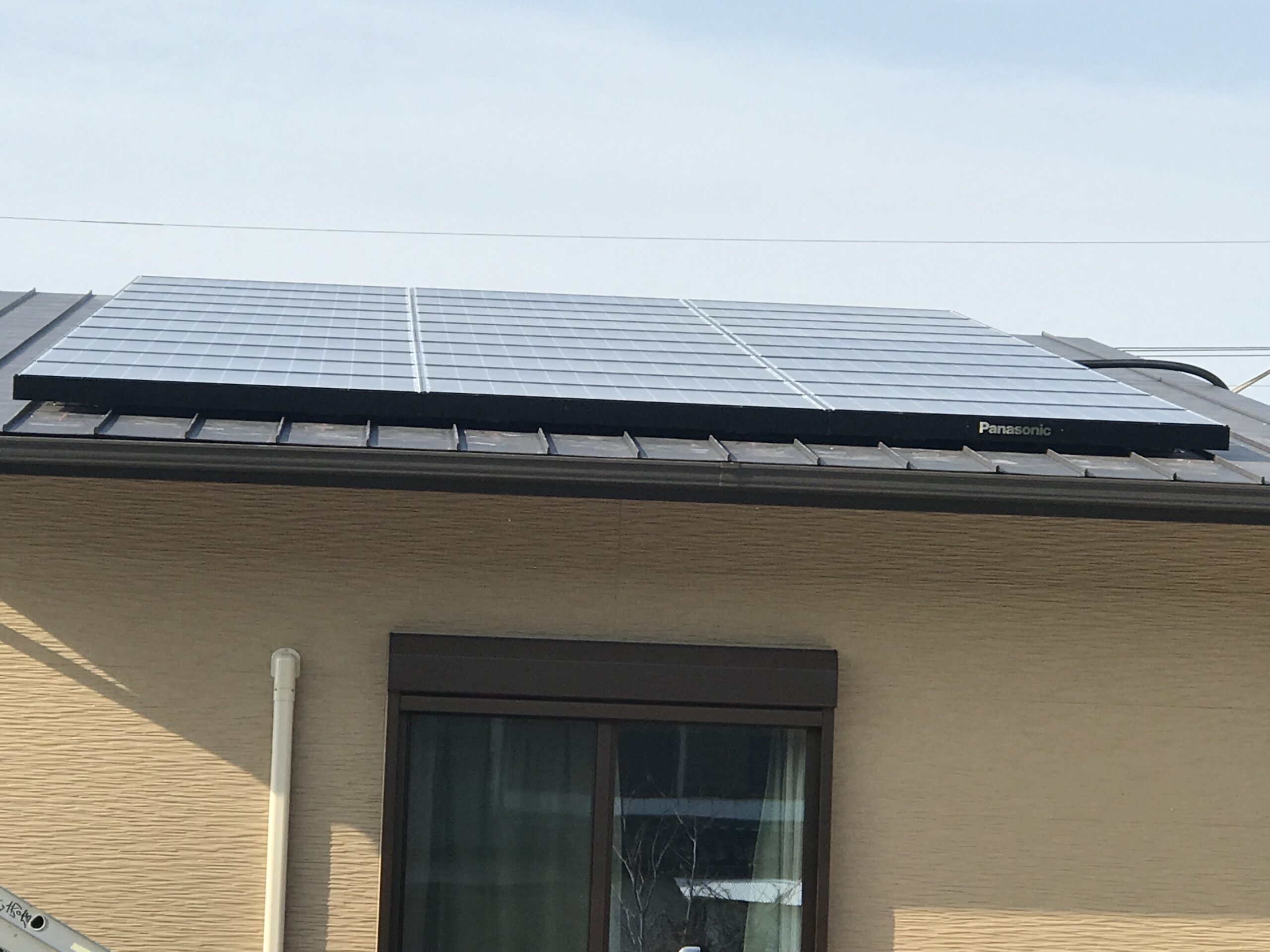 徳島　太陽光発電システム　パナソニック金属屋根工法