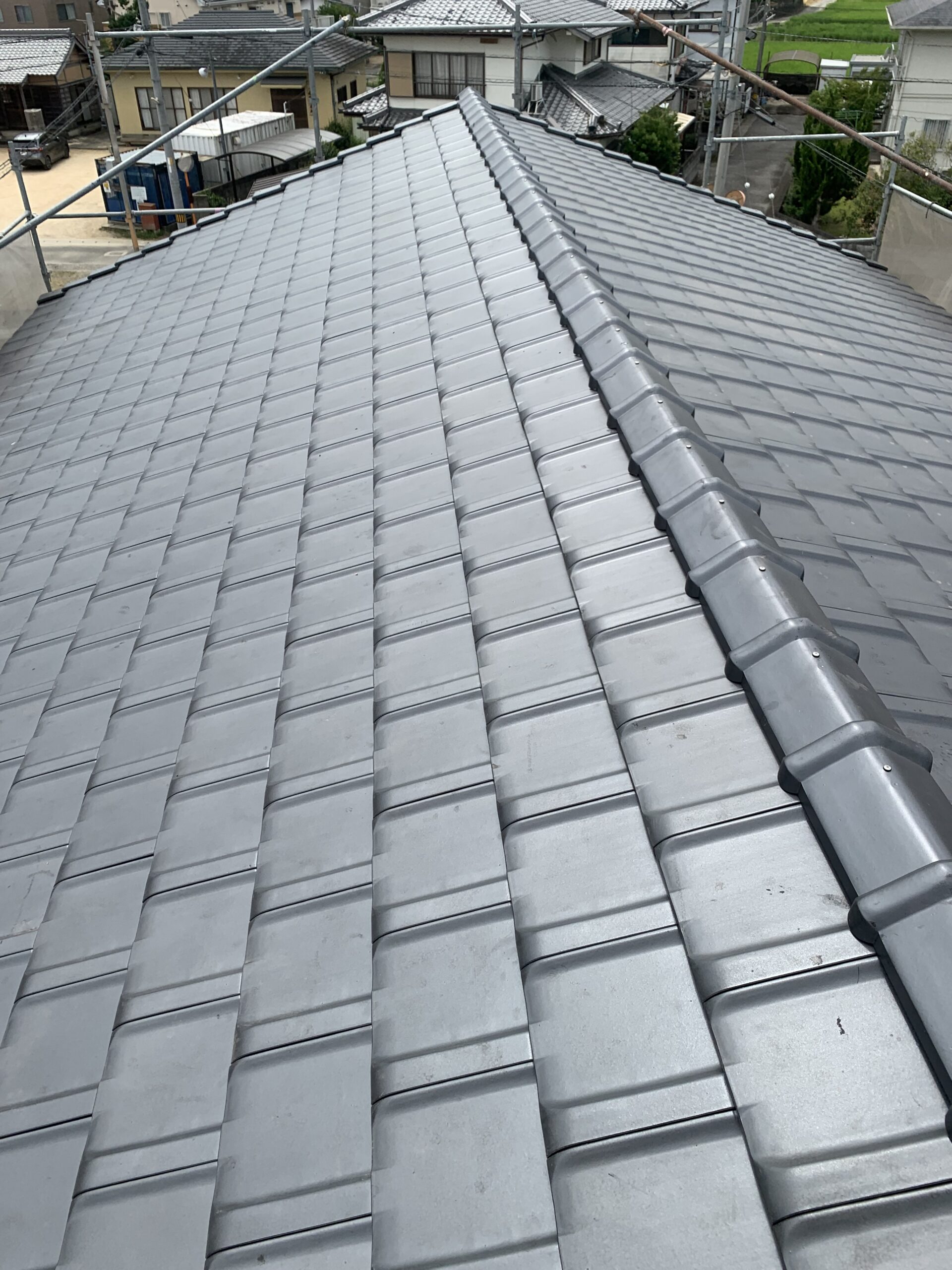 三州S瓦・平板瓦・淡路日本瓦いろいろ 施工写真04